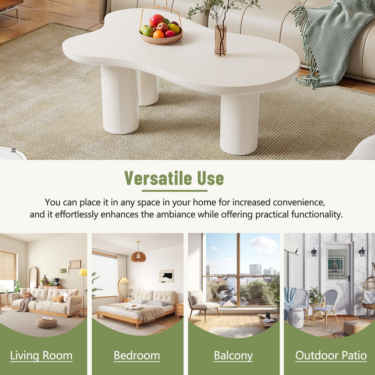 Ghivi Contemporary Cloud Coffee Table