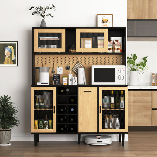 Somerset Modern Velvet Buffet Sideboard Cabinet
