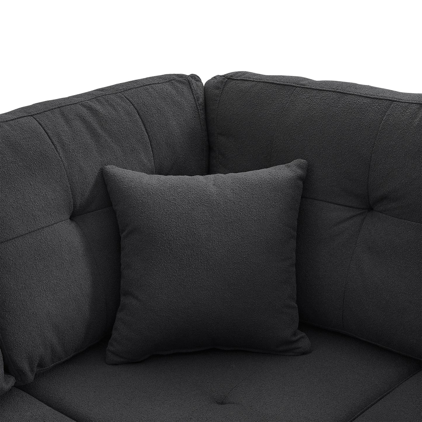 Calista Mid-Century L-Shaped Modular Sofa