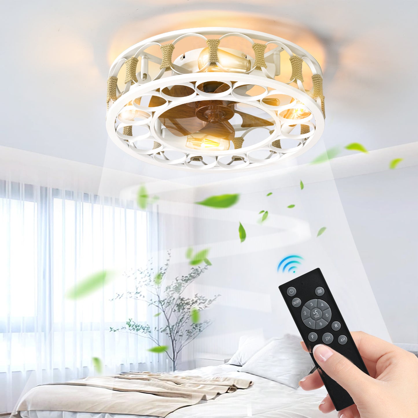 Marcel Modern Caged Ceiling Light
