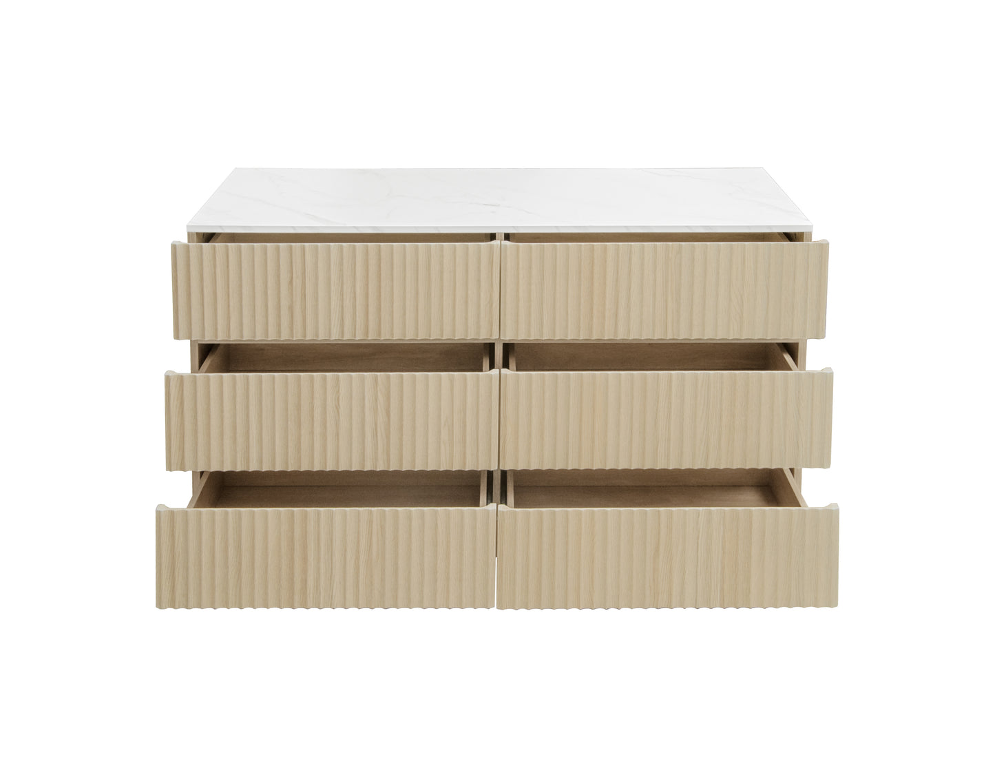 Eda Modern Velvet Chest of Drawers