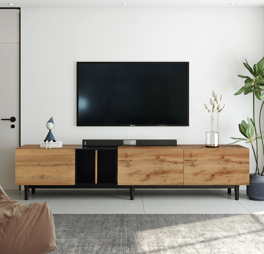 Ghivi Modern TV Stand with Storage