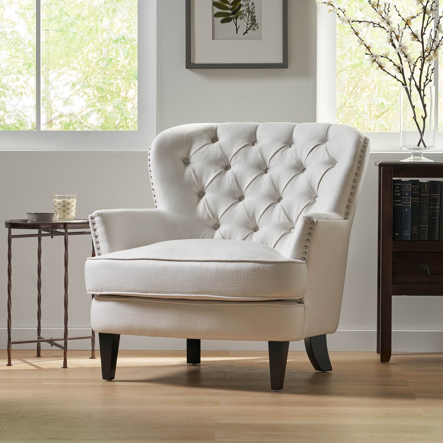 Centerville Mid-Century Upholstered Reading Chair