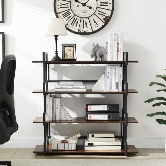 Marcel Modern Rustic Bookshelf Freestanding