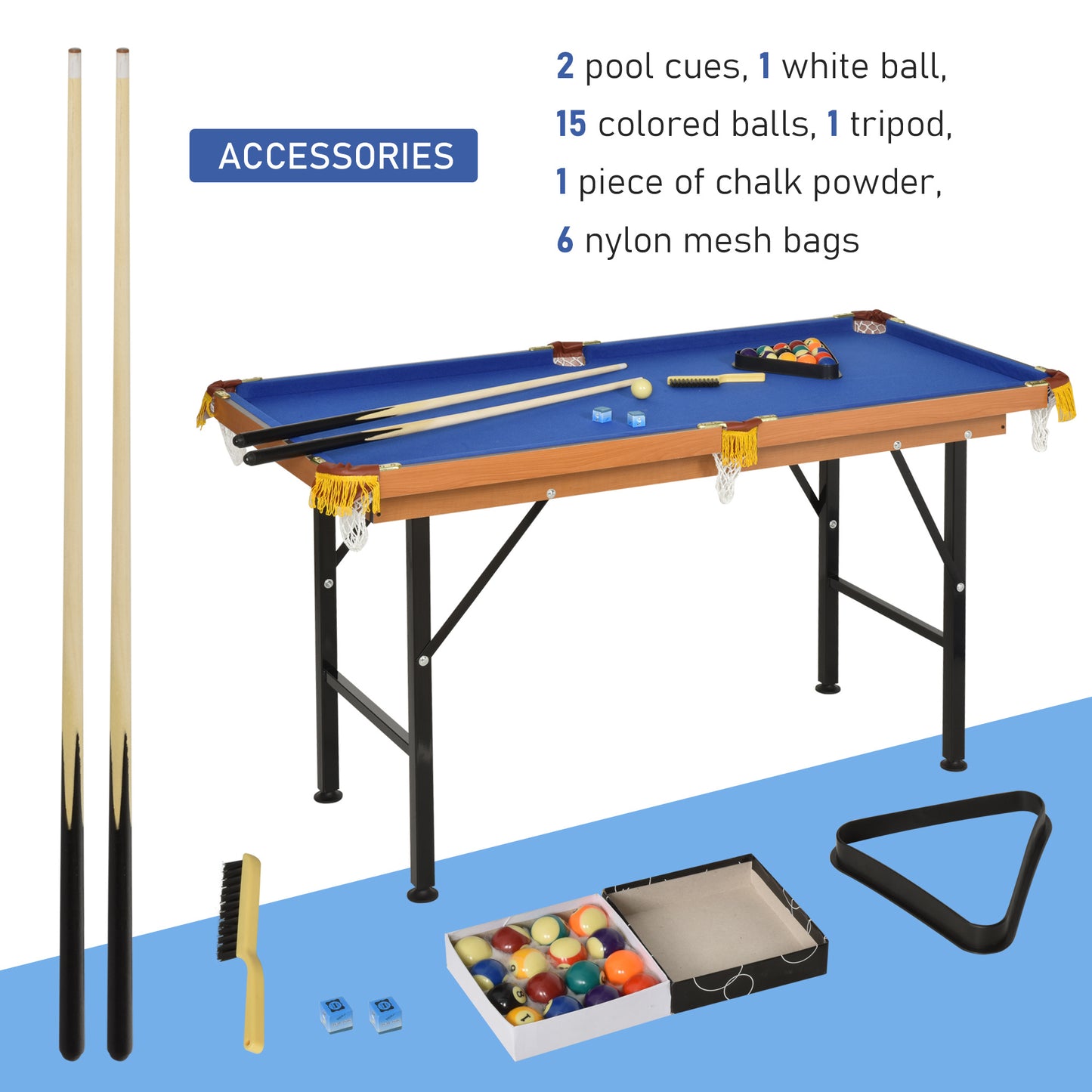 Warmsprings Traditional Velvet Pool Table