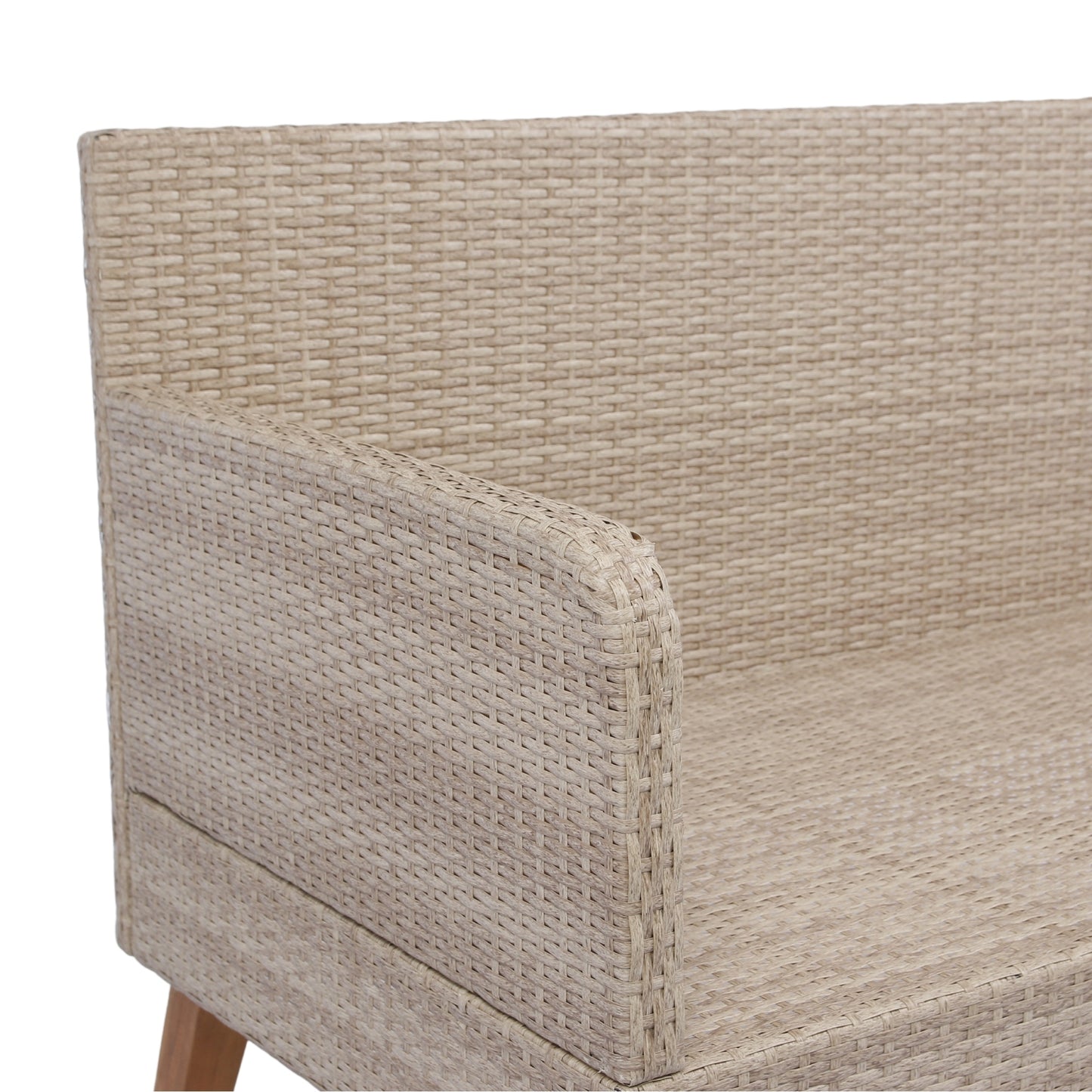 Bartholomew Modern Rattan Outdoor Sofa