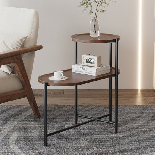 Cleo Mid-Century Walnut Coffee Table
