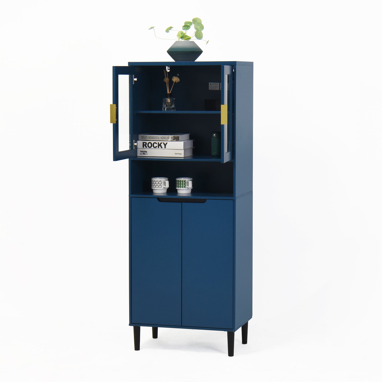Irvington Contemporary Storage Bookcase