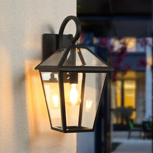 Healdsburg Modern 10' 2pcs Outdoor Wall Lanterns