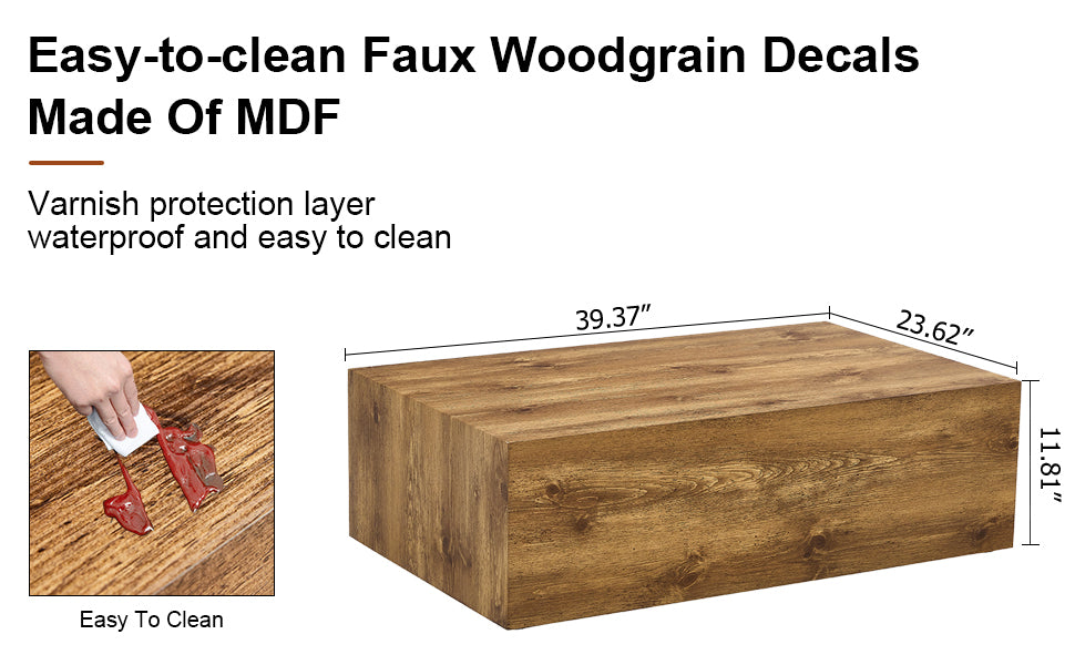 Sonoma Craftsman Wood Texture Table