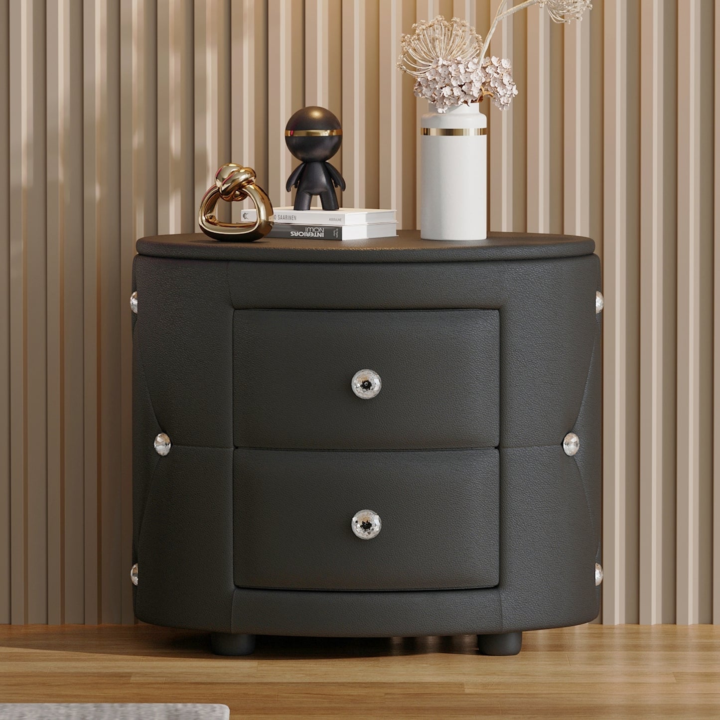 Luz Modern Elegant PU Nightstand