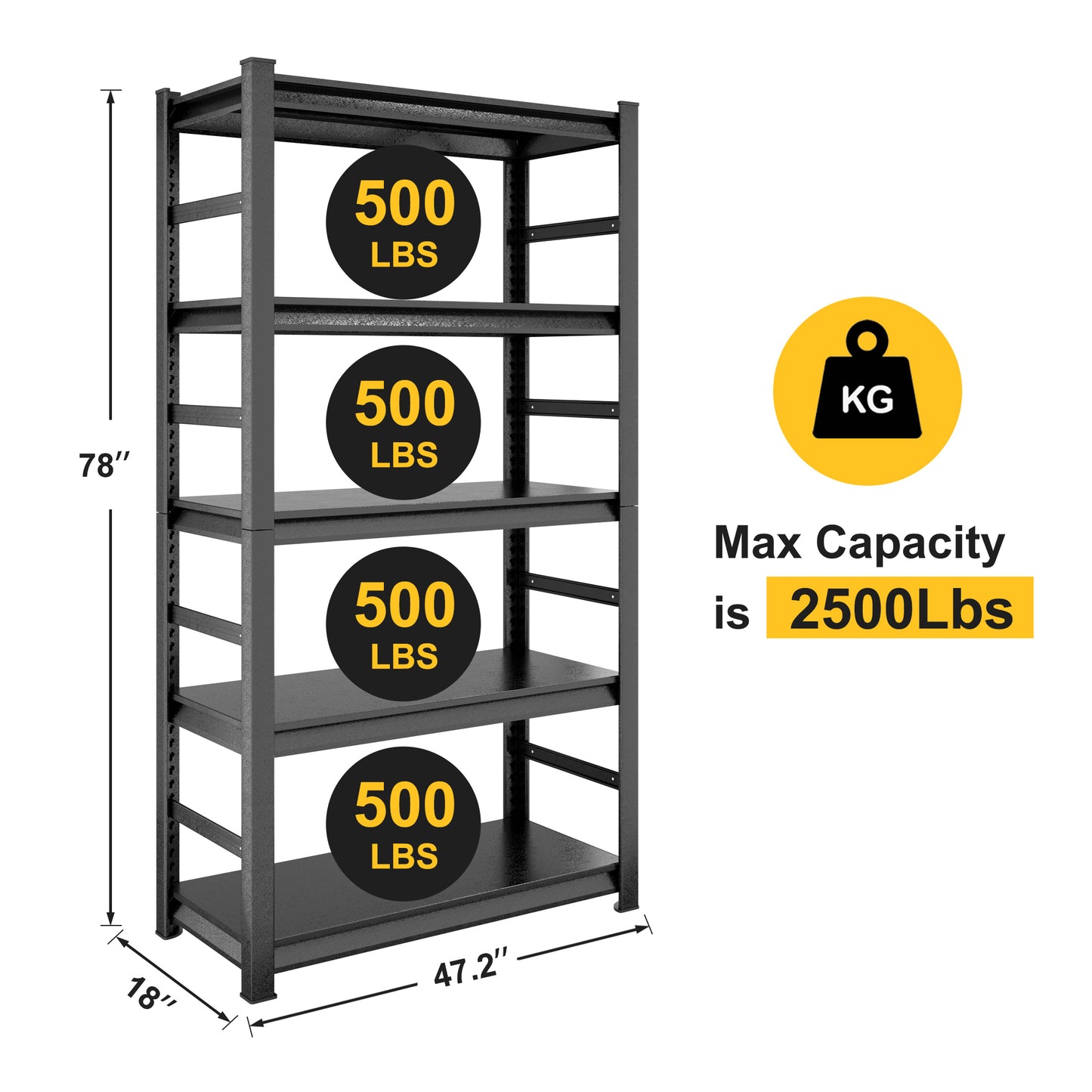 Marcel Industrial Storage Shelve