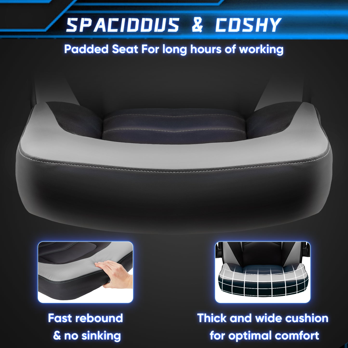 Lazzareschi Modern Lumbar Ergonomic Office Chair