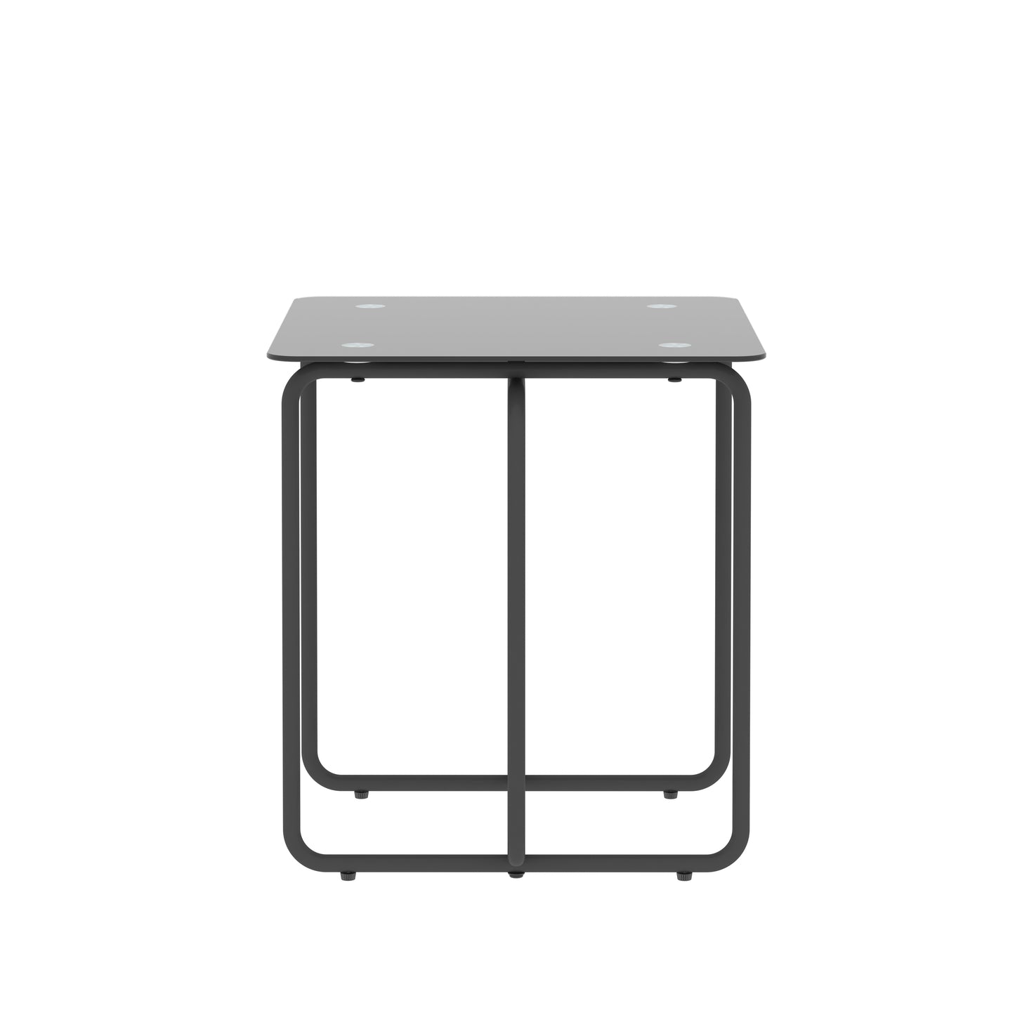 Fitch Modern Tempered Glass Coffee Table