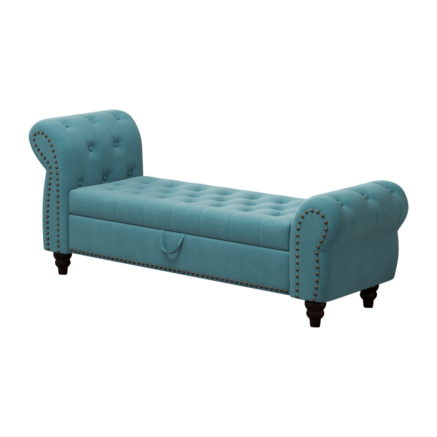 Somerset Contemporary Classic Velvet Tufted Bench