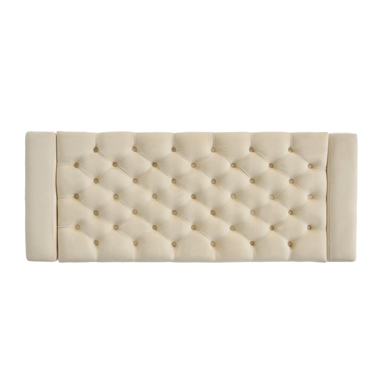 Healdsburg Contemporary Velvet Ottoman