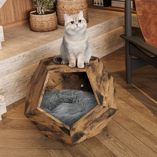 Lula Craftsman Wood Pet Table