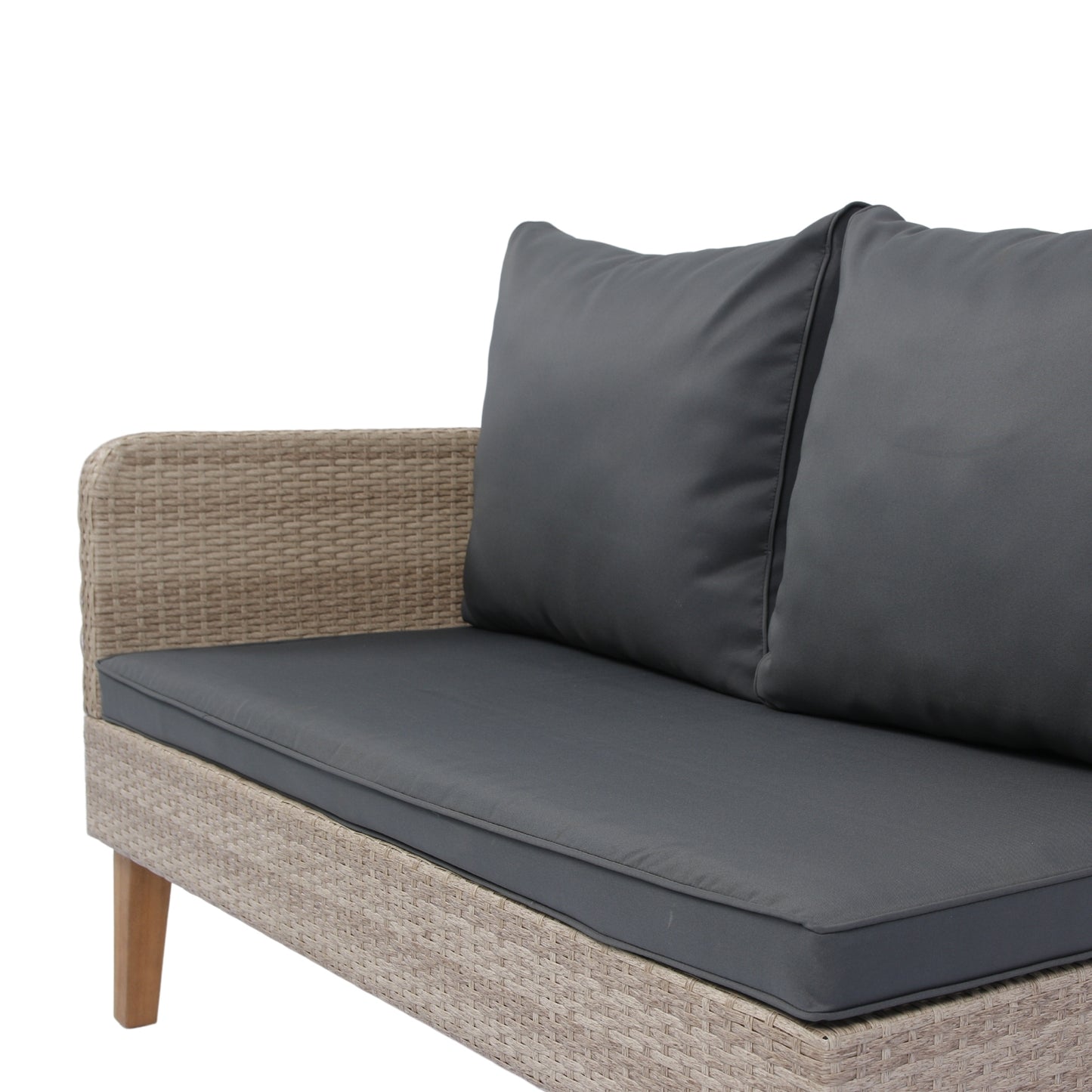 Bartholomew Modern Rattan Outdoor Sofa