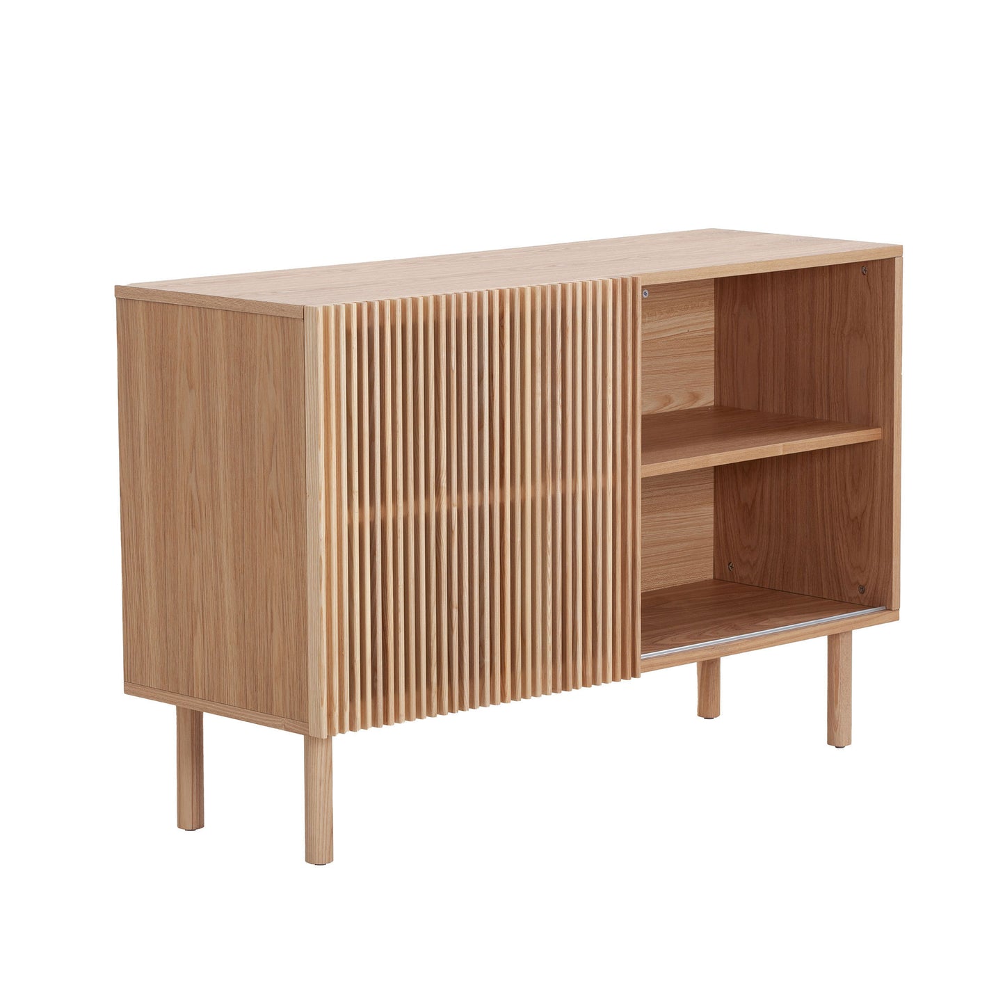 Mission Modern Velvet Storage Cabinet