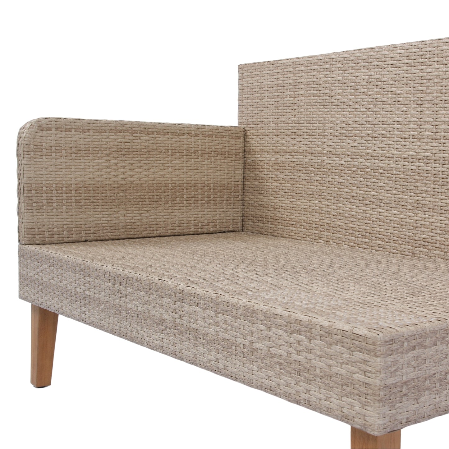 Bartholomew Modern Rattan Outdoor Sofa
