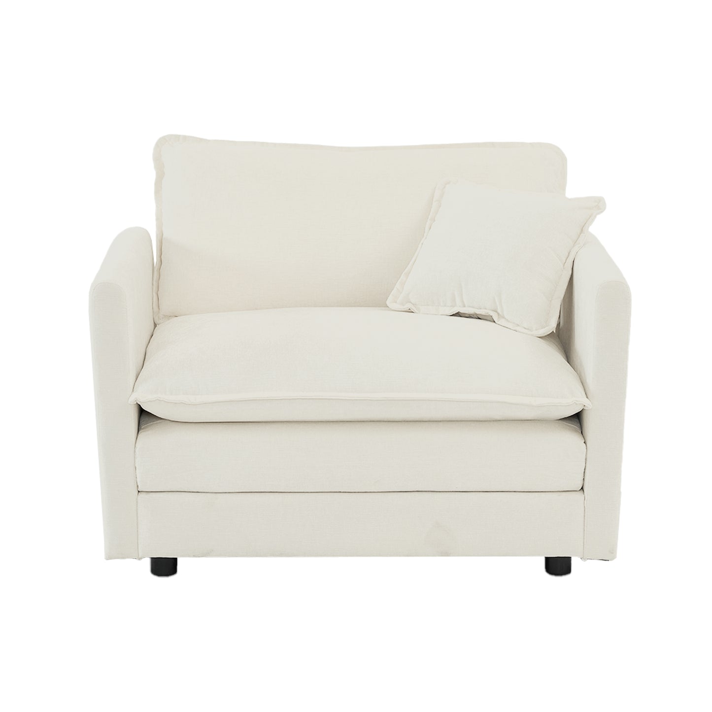 Warmsprings Modern Comfy Chenille Armchair Sofa