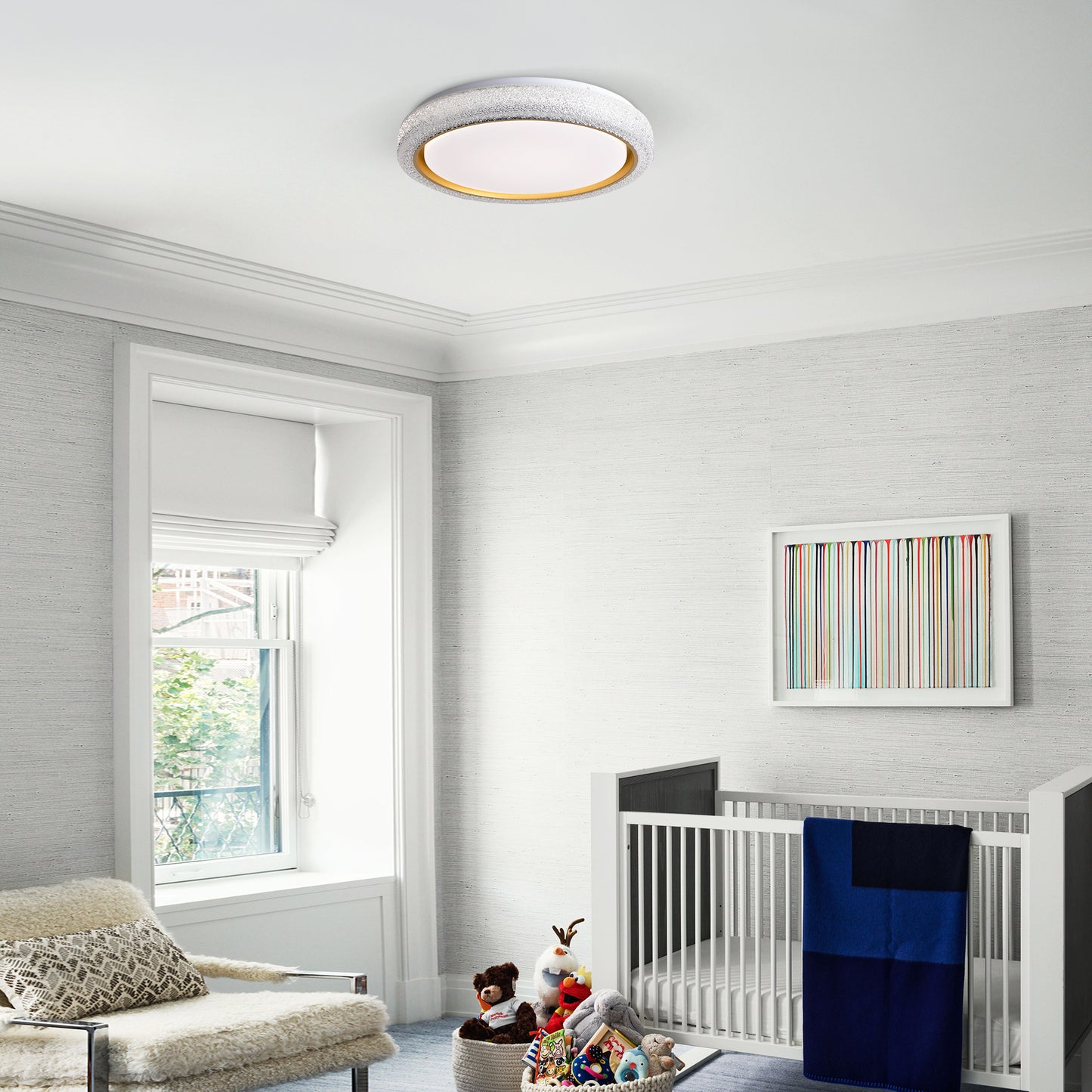 Justo Modern LED Flush Mount Light