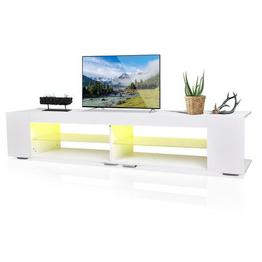 Luz Modern High Gloss Entertainment Center