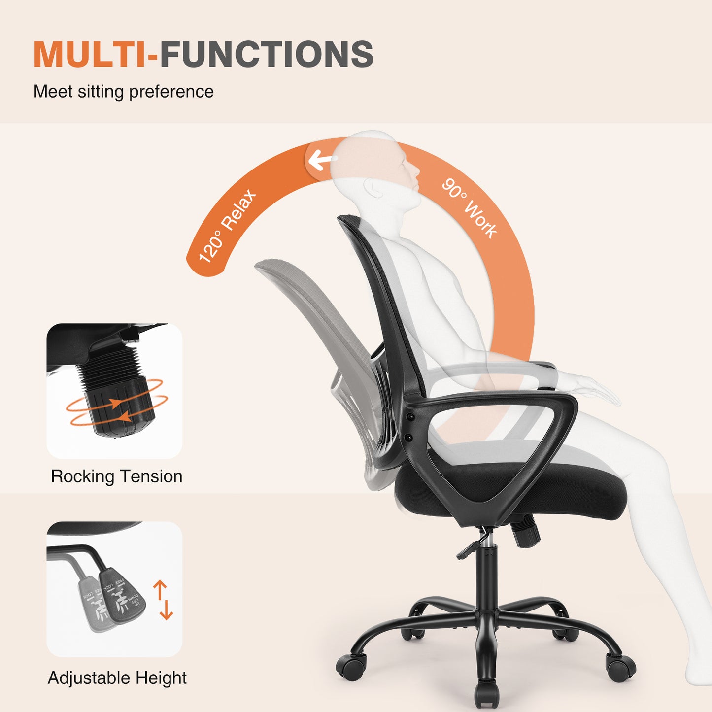 Bartholomew Modern Ergonomic Mesh Chair