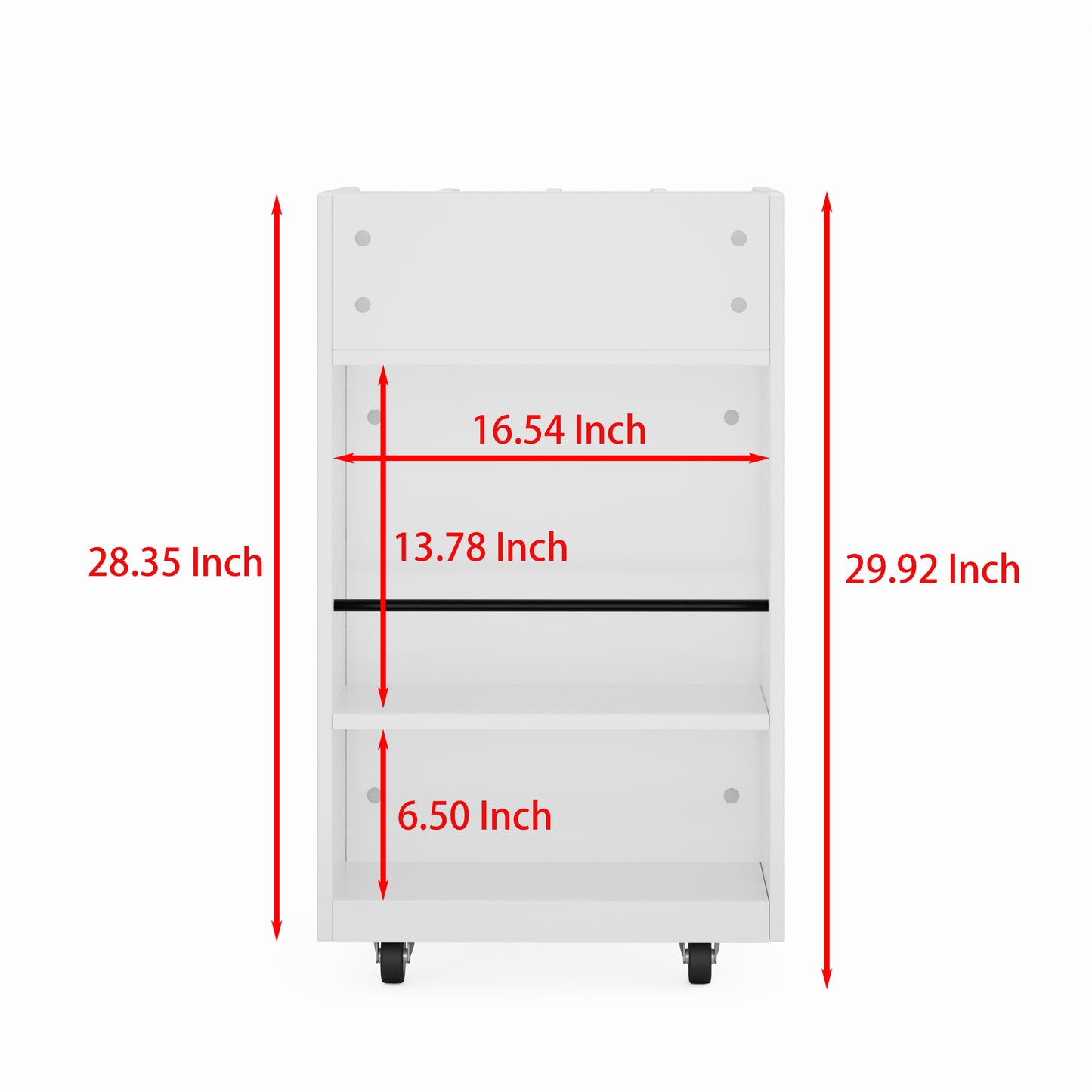 Marites Modern Kitchen Cart Spice Rack