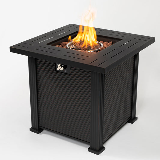 Warmsprings Contemporary Fire Pit Table