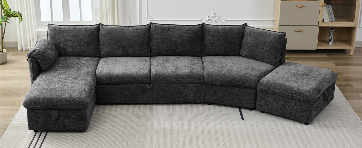 Sonoma Modern Pull-out Couch Sectional