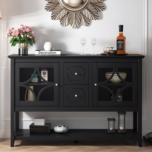 Lazzareschi Contemporary Media Sideboard Cabinet