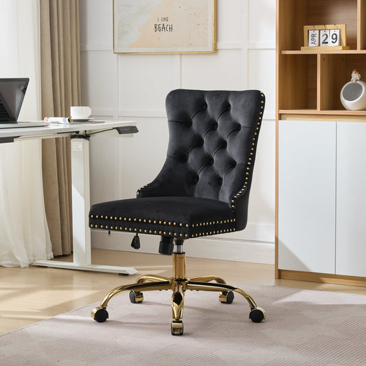 Amity Modern Velvet Upholstered Office Chair