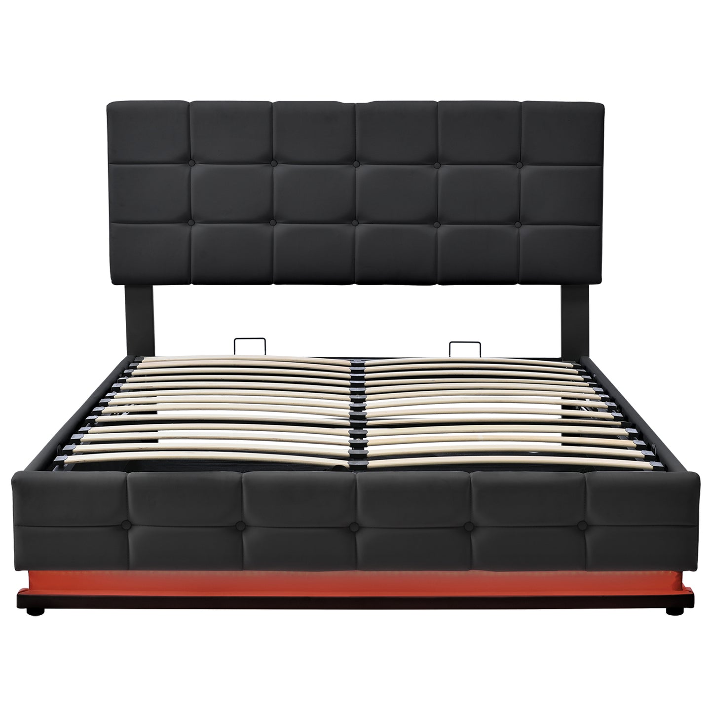 Napa Modern LED Storage Hydraulic Bedroom Set