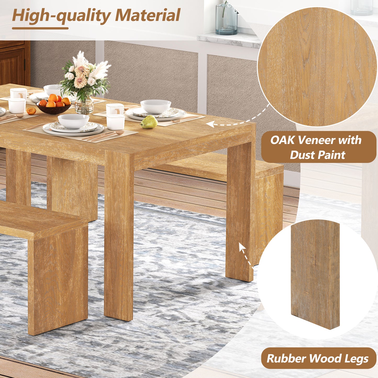 Silverleaf Modern Farmhouse Dining Set