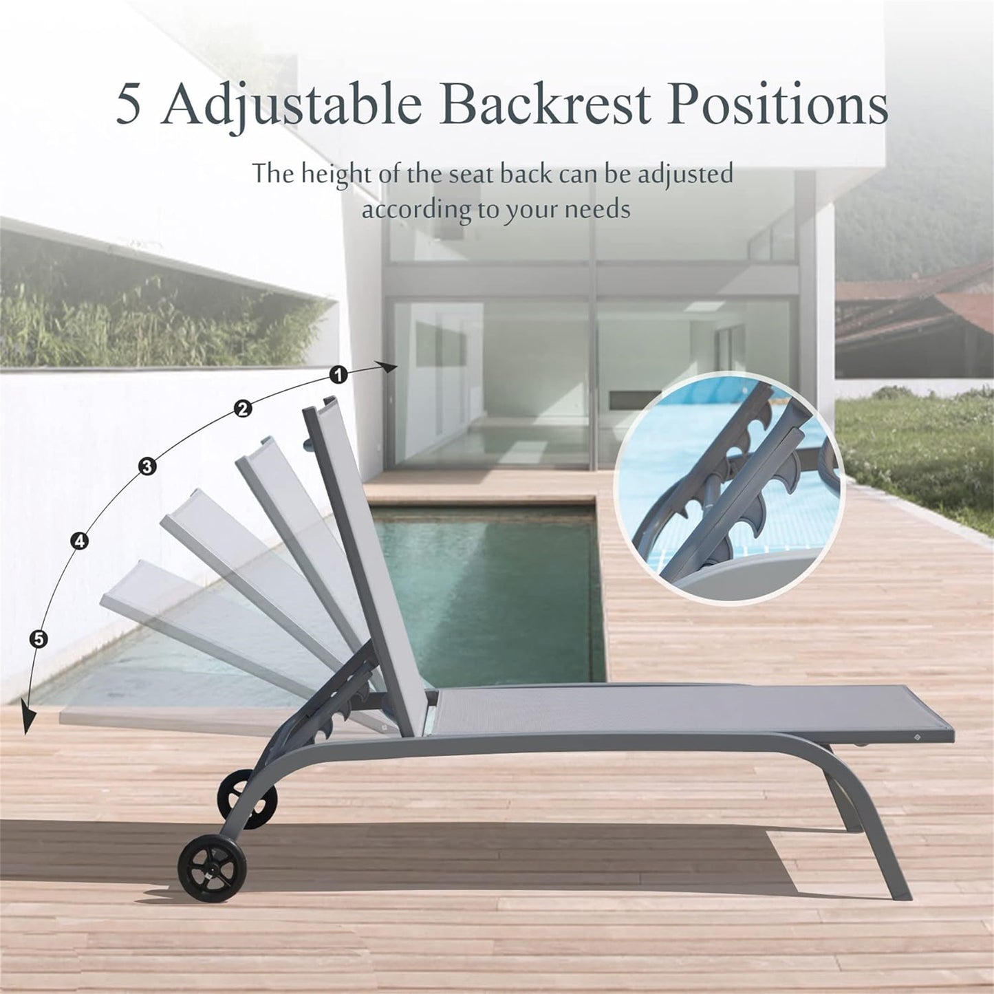 Bartholomew Modern Outdoor Lounger