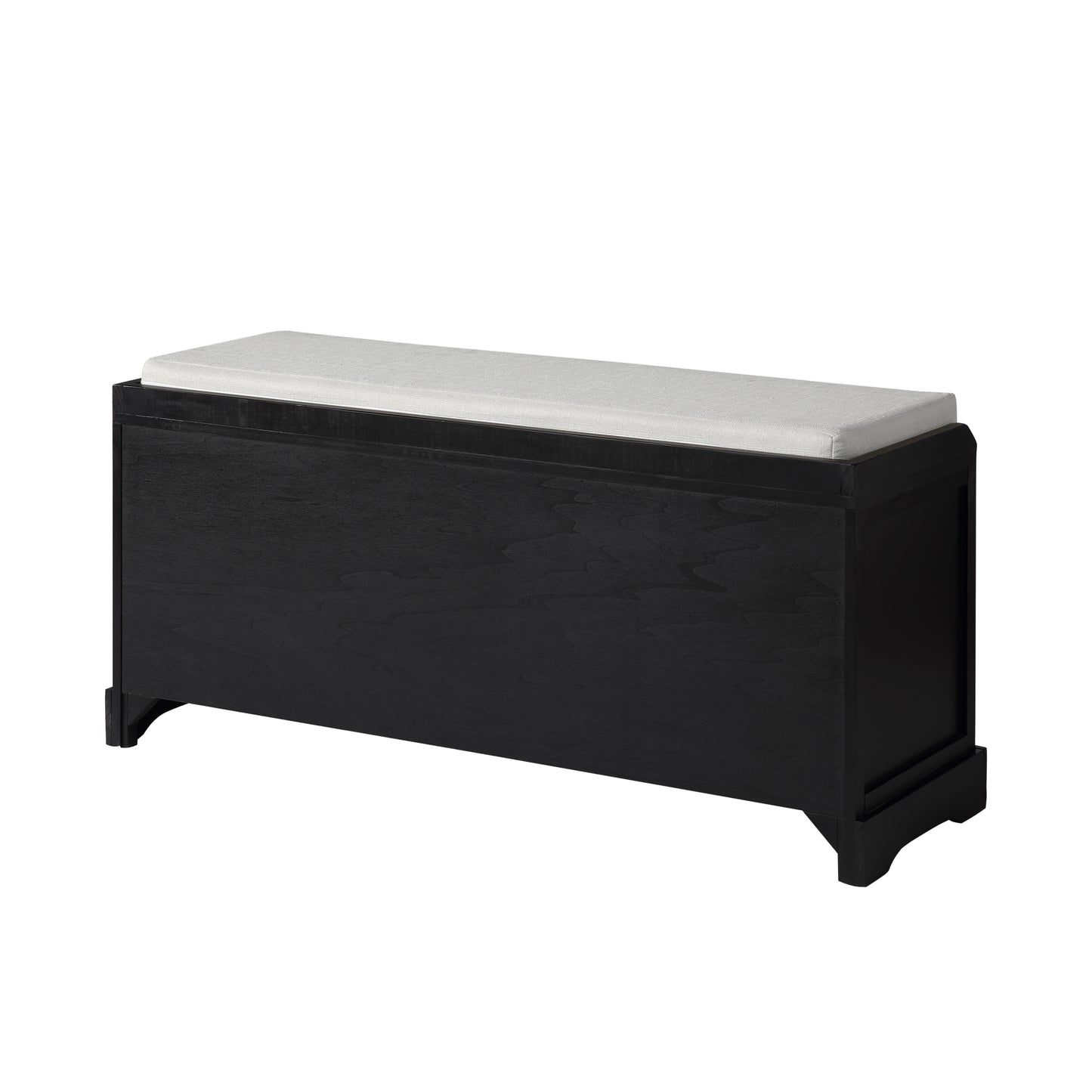 Elmcrest Modern Wood Storage Bench