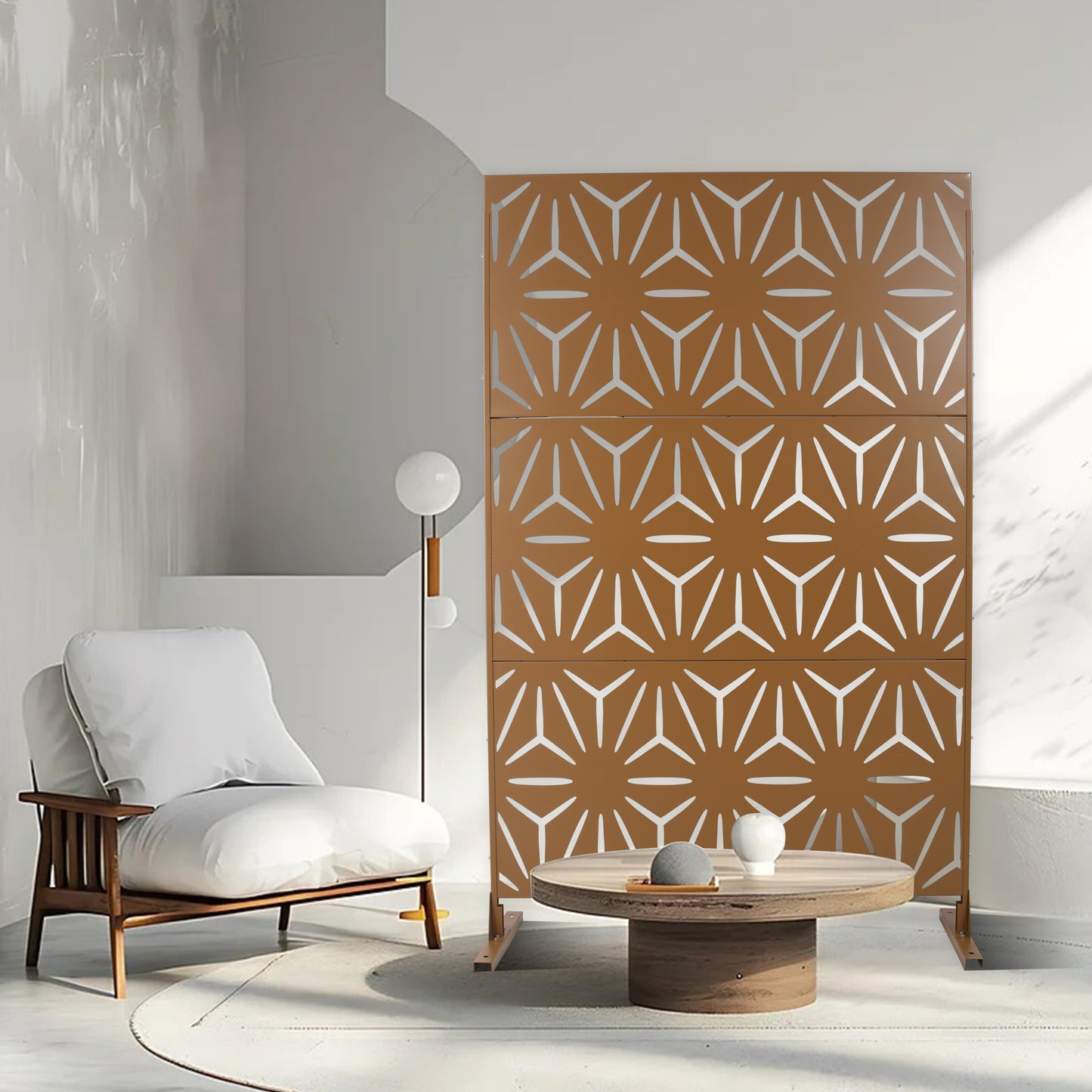 Lazzareschi Industrial Metal Privacy Screen