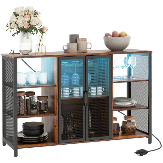 Marcel Modern LED Wine Cabinet