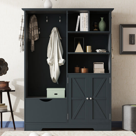 Calista Modern Elegant Storage Coat Rack
