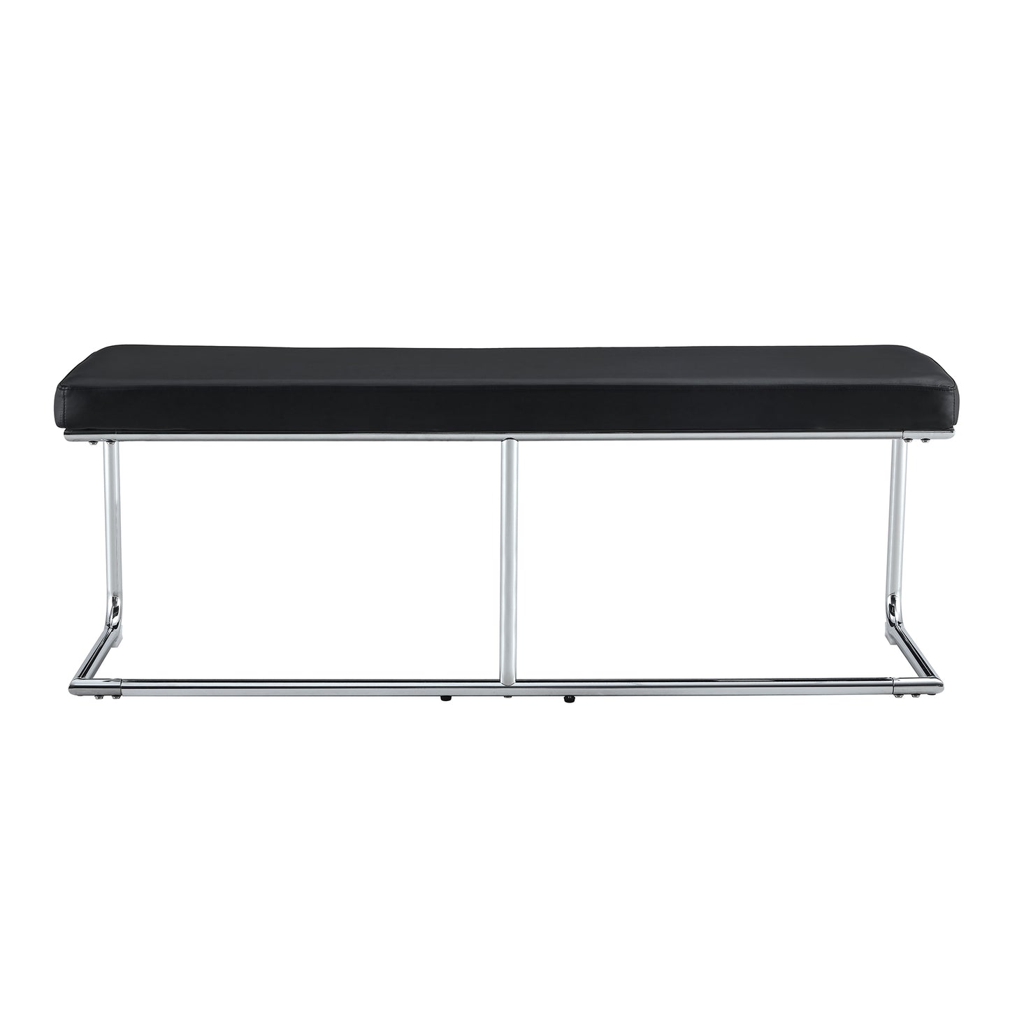 Marcel Industrial Black Shoe Bench