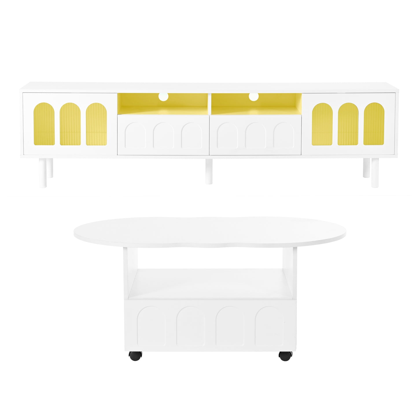 Silverleaf Contemporary ON-TREND LED TV Stand