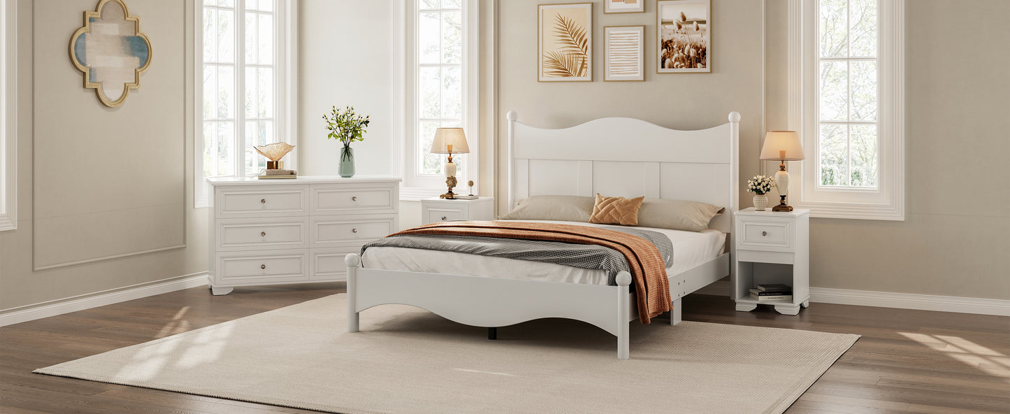 Elmcrest Mid-Century 4-Pieces Elegant Bedroom Sets