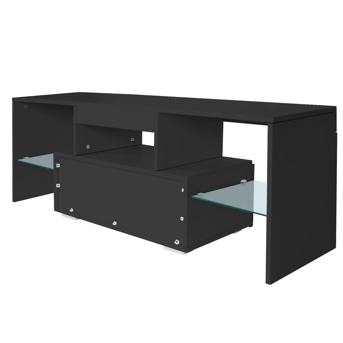 Healdsburg Modern Stand with Storage Entertainment Table