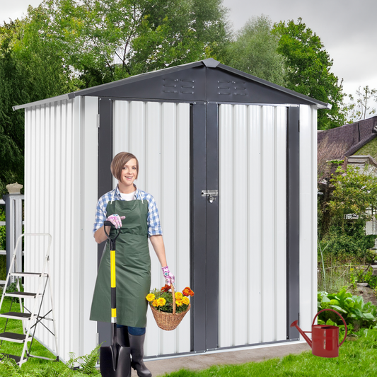 Emery Industrial Garden Storage Shed