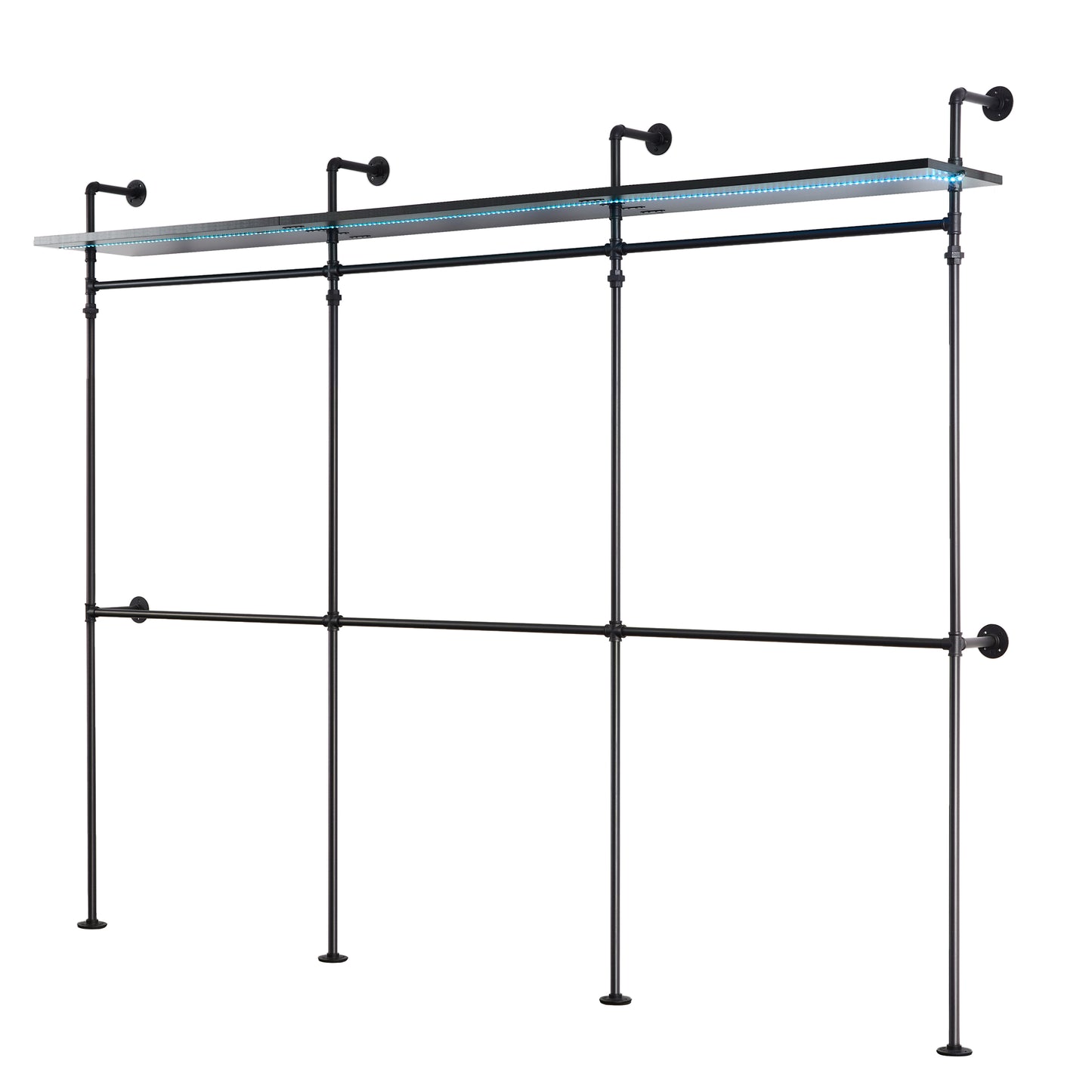 Lula Industrial Garment Rack