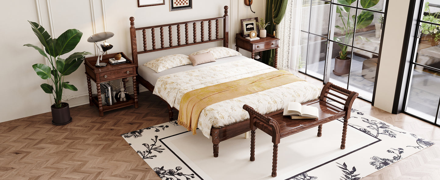 Mission Mid-Century Gourd Shaped Retro Bedroom Set