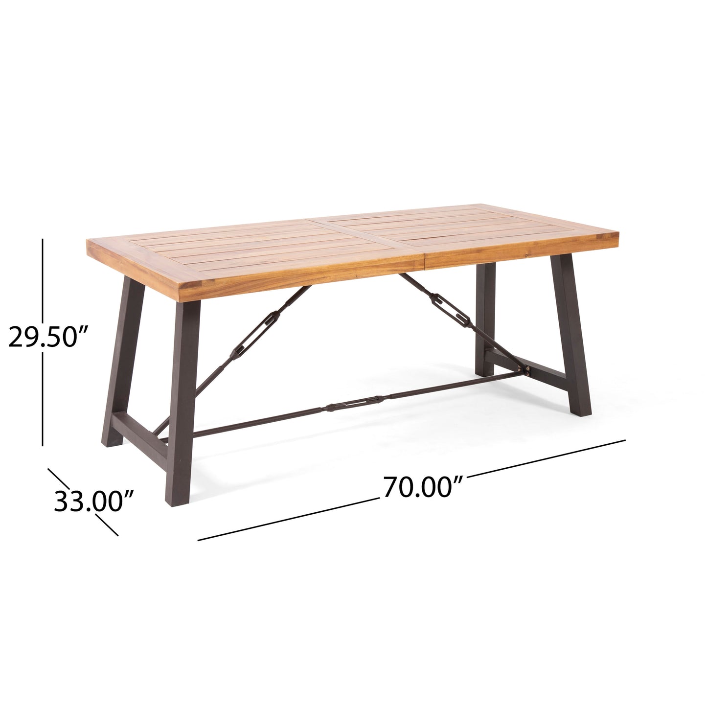 Jiron Craftsman Wood Dining Table