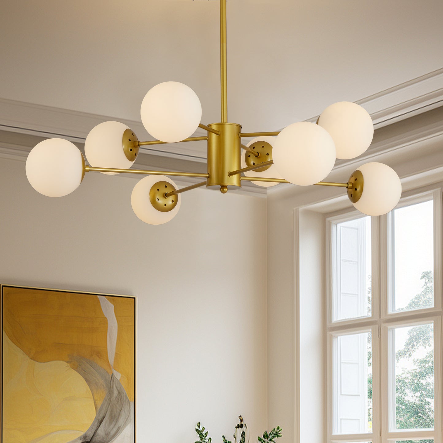 Eda Modern Gold Chandelier