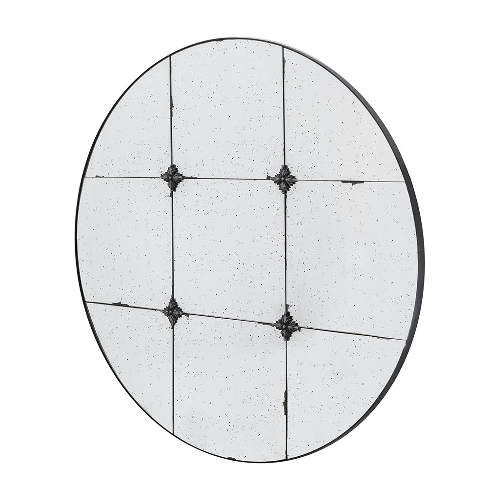 Silverleaf Traditional Antique Glass Wall Mirror